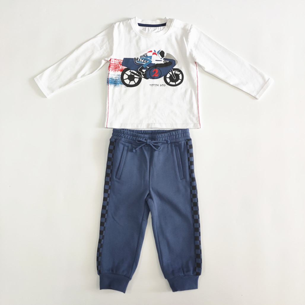 Kids Boy Clothing Sets Fleece Sweatshirt and Pant 2 Pcs Set in Arrivals Spring Fashion
