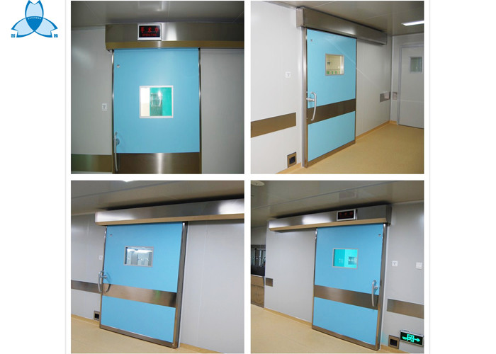 Automatic Hospital Air Filter Single Hospital Sliding Doors For X Ray Radiation Protective