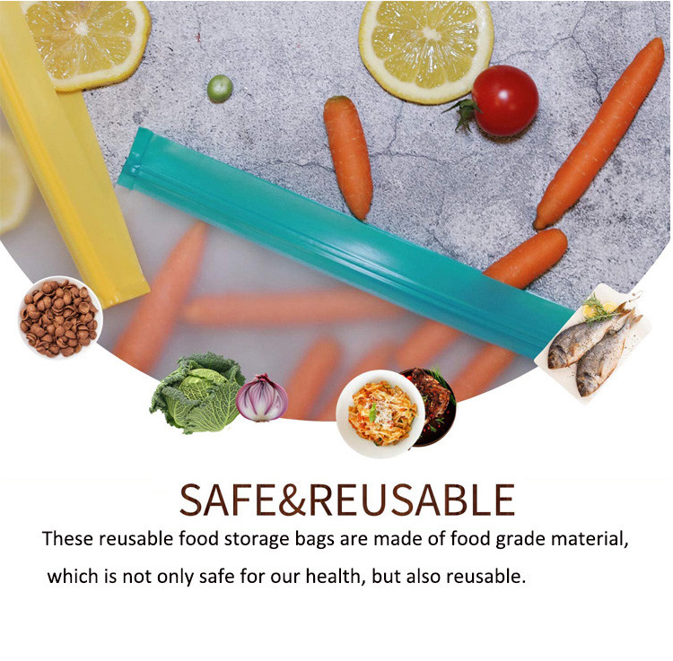 13 Gallon Biodegradable Zipper Storage Bags , PEVA Eco Friendly Food Bags