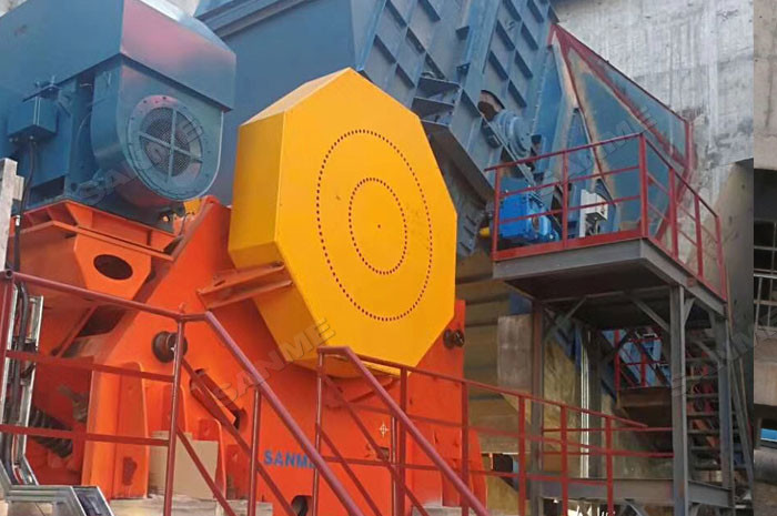 Mining Metallurgy 2100t/H Coal Jaw Crusher 350mm Discharge