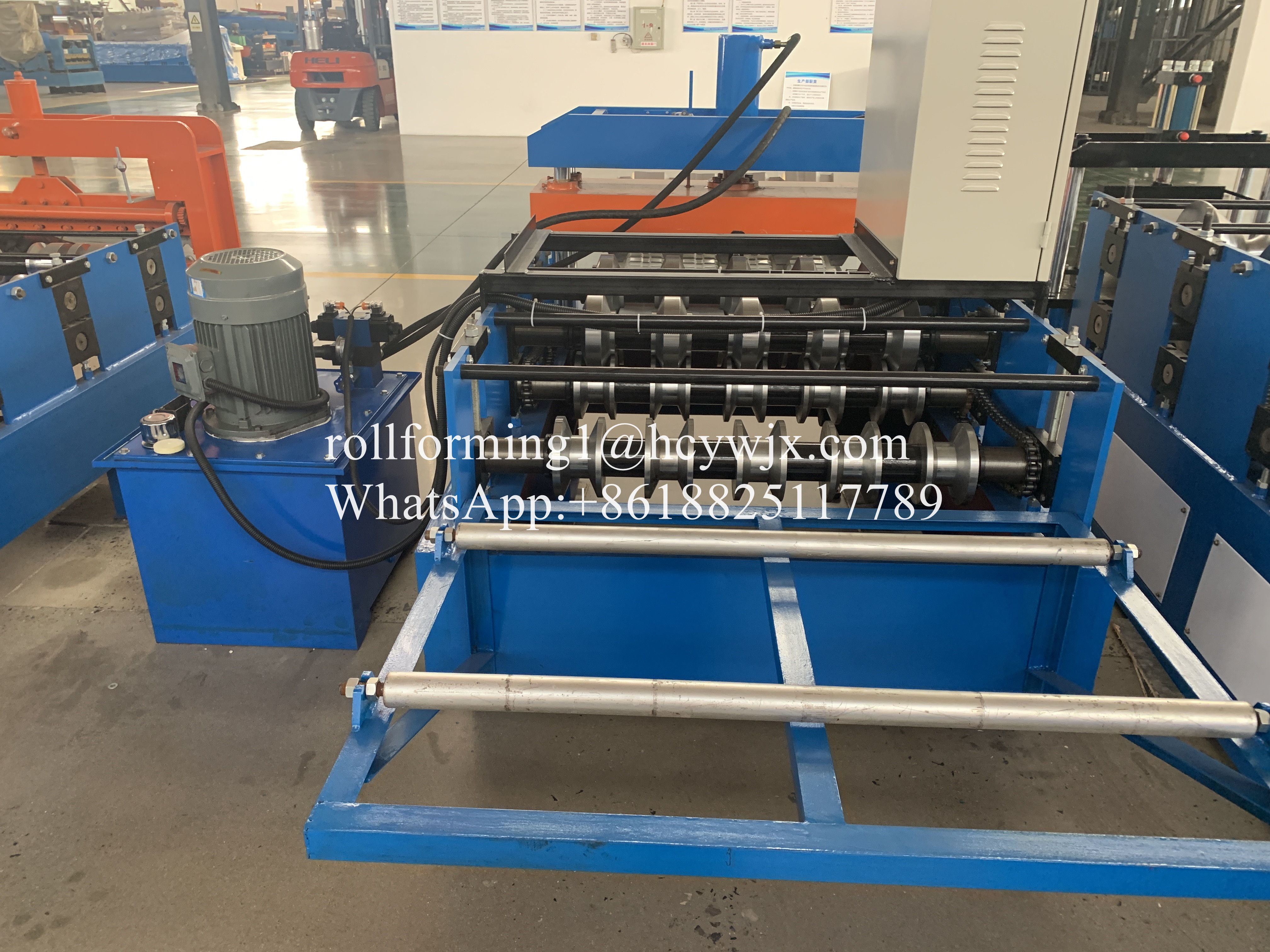 Hydraulic PPGi Steel Roll Forming Machine Curve Edge Banding 2-10m/Min