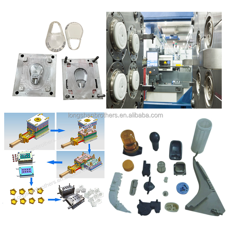 Custom Logo Plastic Injection Mould , Plastic Product Injection Molding Molds HASCO DME