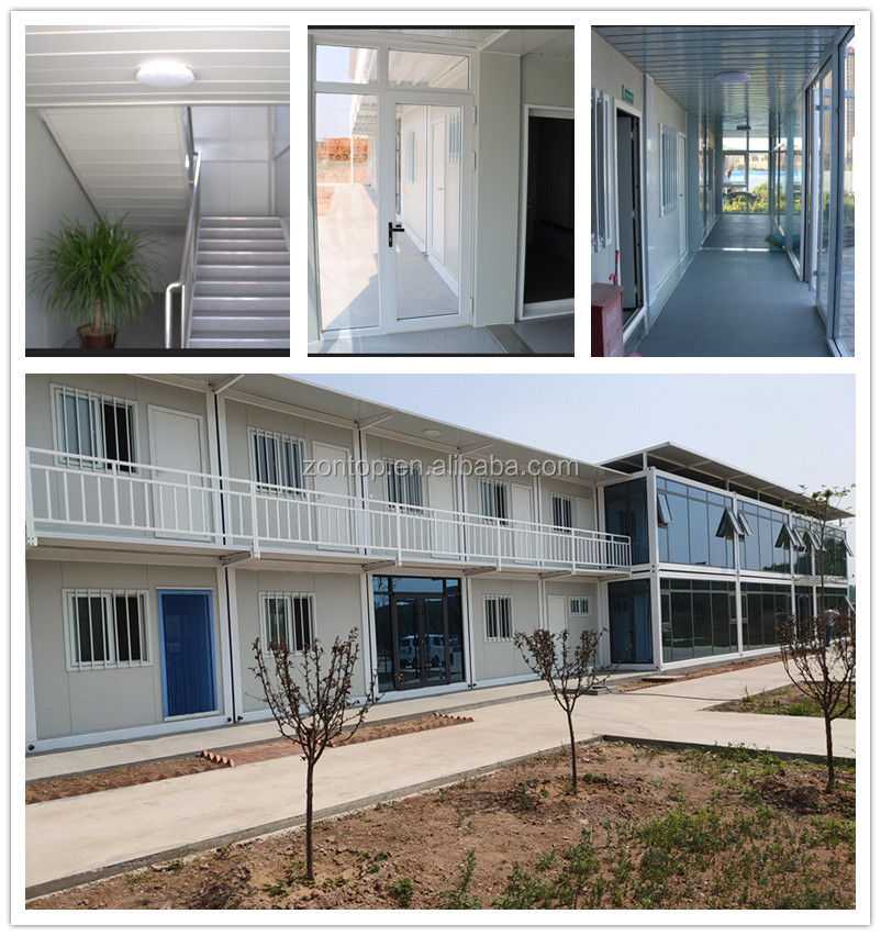 Zontop Modern Luxury Easy Assemble 2 Story China Prefabricated 20ft 40 Ft Shipping Prefab Container House