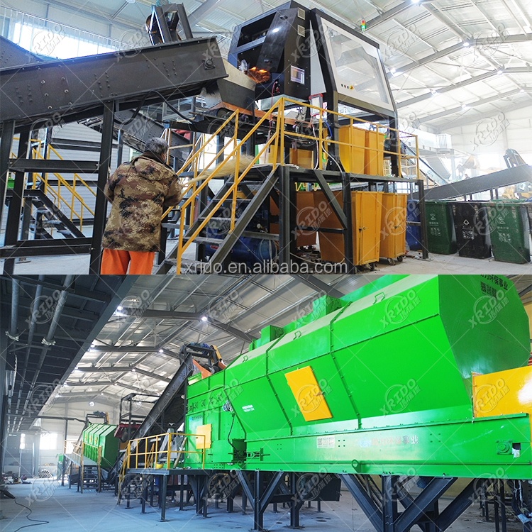 High Efficiency Waste Air Separator Municipal Refuse Sorting Machine