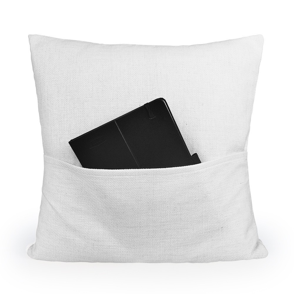 Soft Eco Friendly Linen Sublimation Blank Pillow Case Blank Pocket Cushion Covers