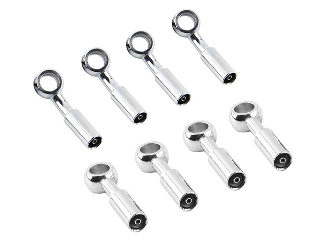 M10 Ball Head Auto Or Motorcycle Brake Hose Ending Ends Fitting Used On 4X4 Racing Auto Motorcycle Brake System