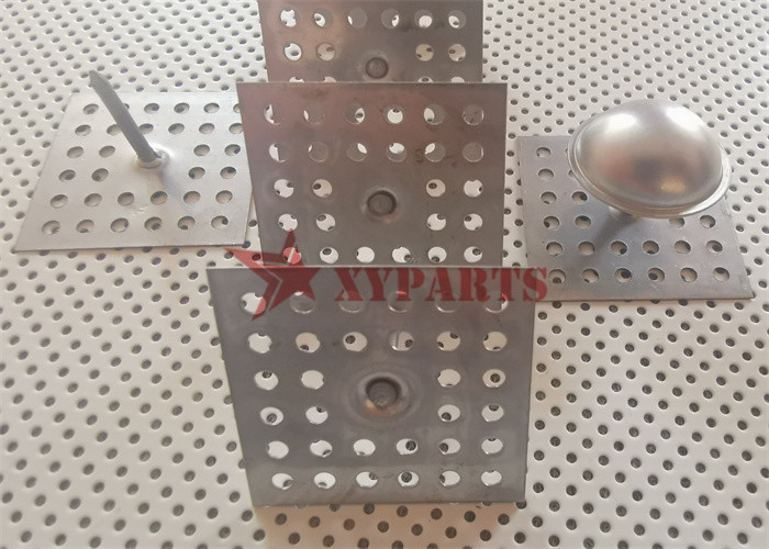 12 Ga Galvanized Steel Perforated Insulation Hangers With Speed Clips For Air System