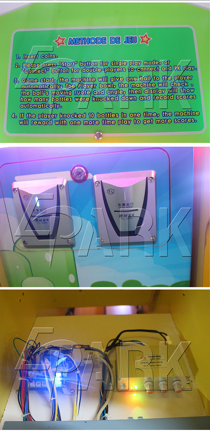 Animal Bowling 1 Player Video game Bowling Simulator Coin Operated 12 Month Warranty