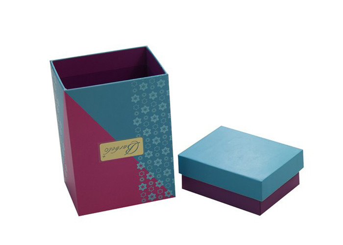 Silver Metallic Recyclable Cosmetic Box Packaging Reusable For Gift Packaging