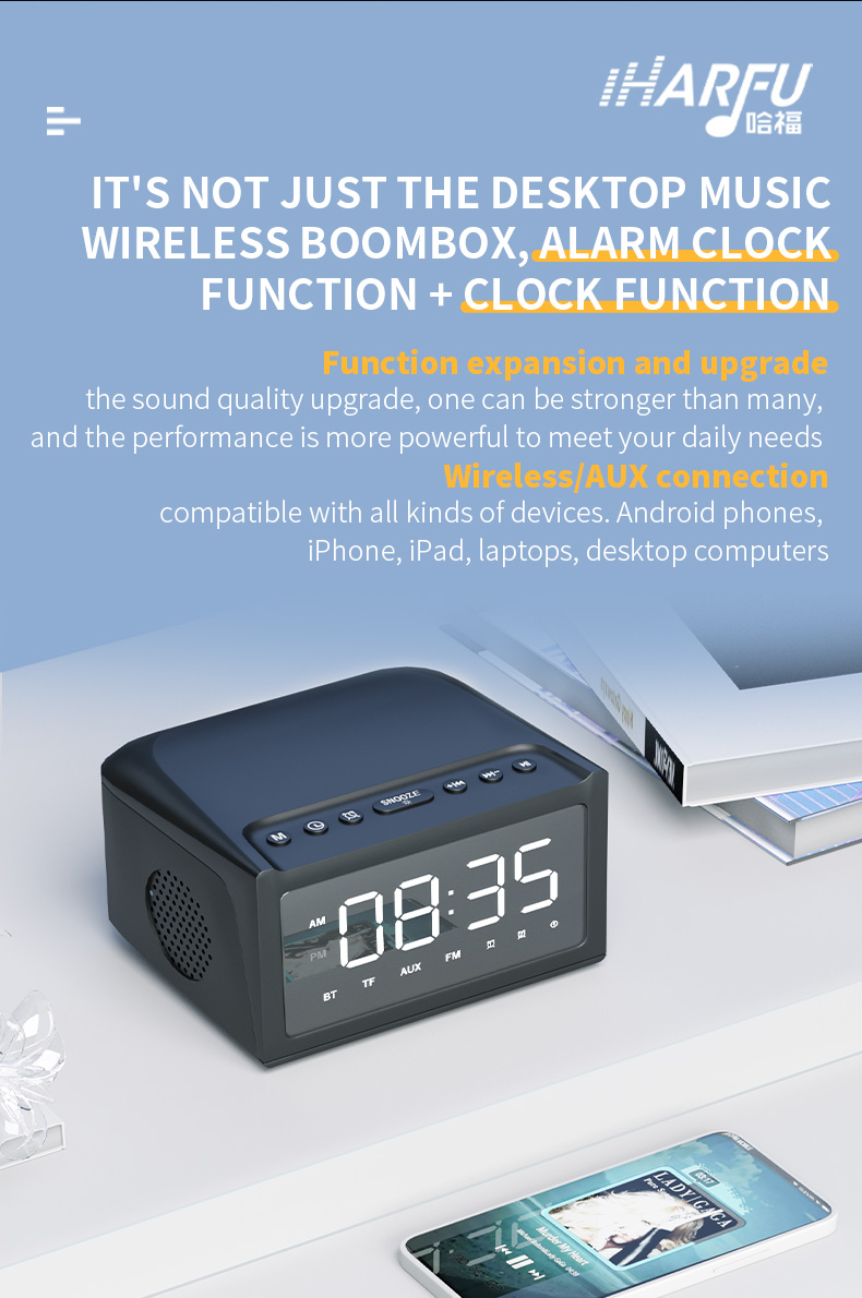 Wireless Charger For Mobile Phone Multifunction Intelligence And Blue Tooth Music Player
