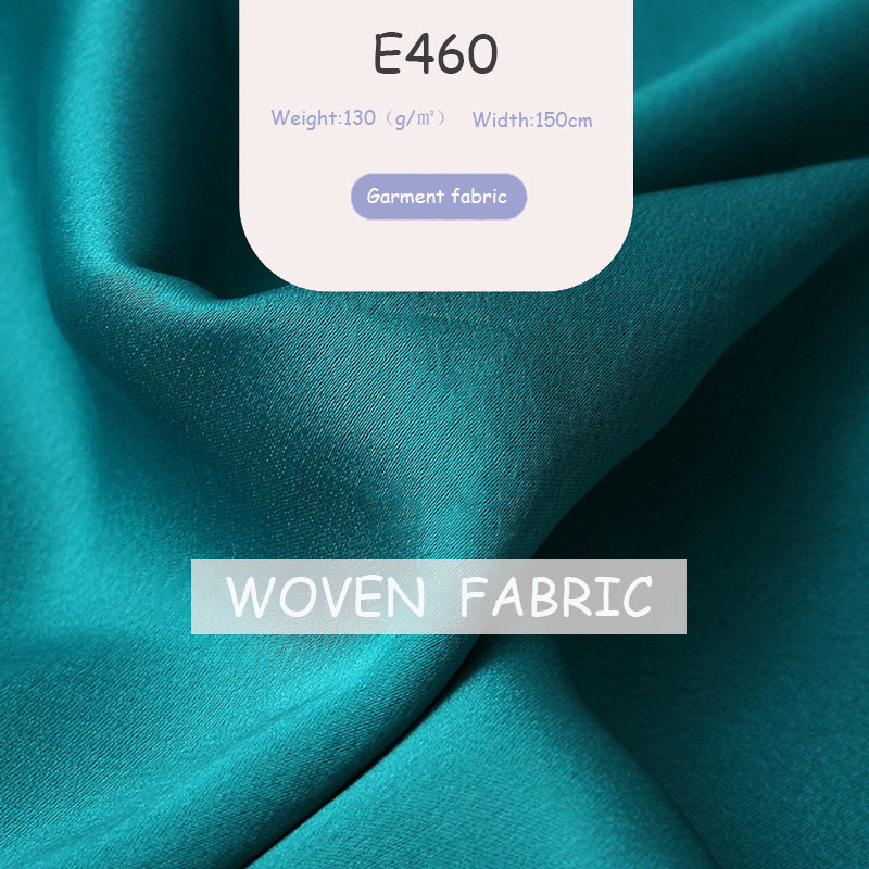 Emerald Green 75D 130GSM Polyester Spandex Satin Fabric Stretch