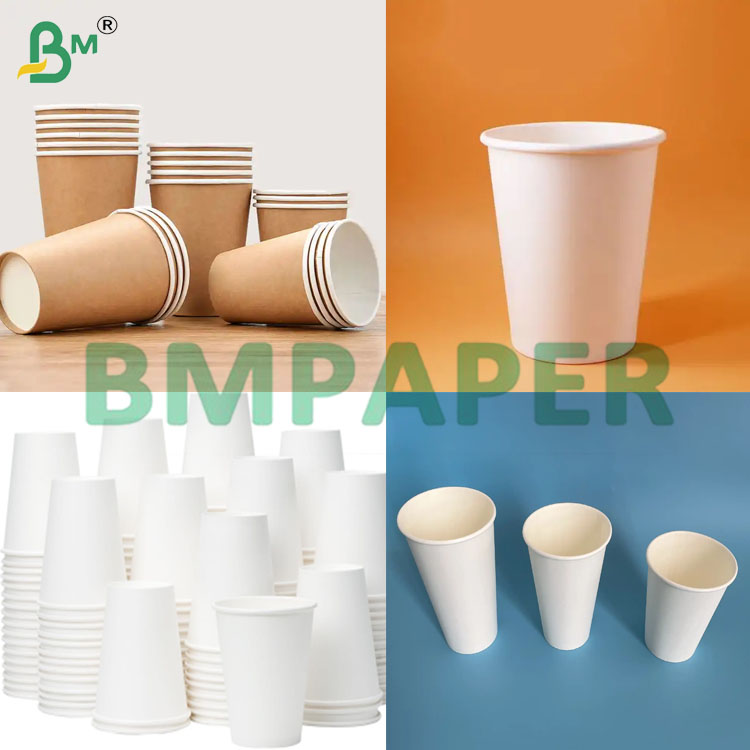 Waterproof Heat Resistant Coated Cup Stock Paper for cups and bowls