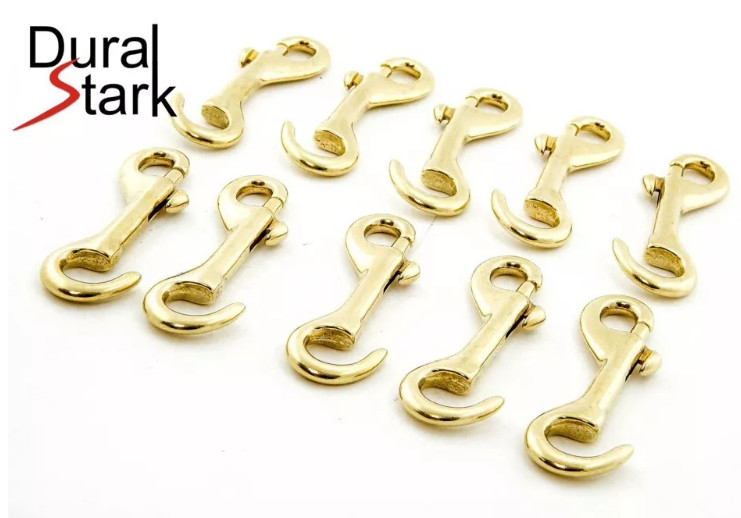 Brass Bolt Snap Open End Trigger Snap Hook Bronze Fixed Eye Hooks