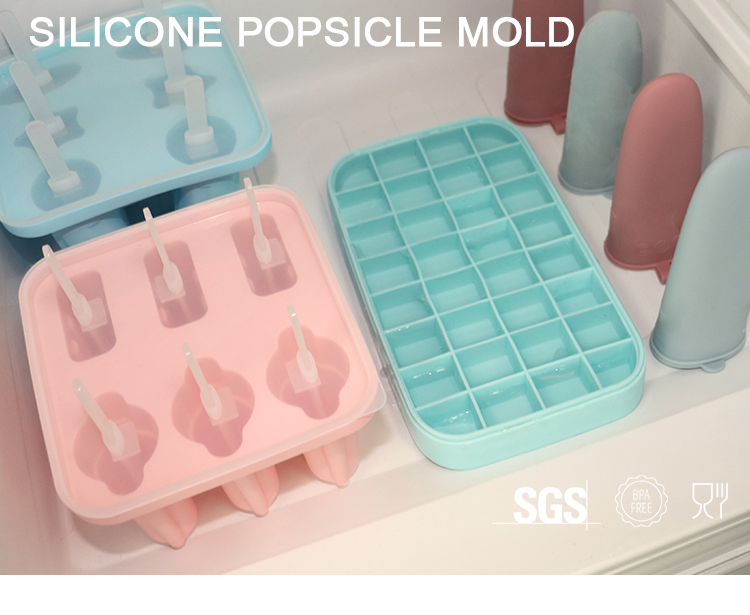 Ice Lolly Personalised Silicone Molds Sustainable With Panton Color