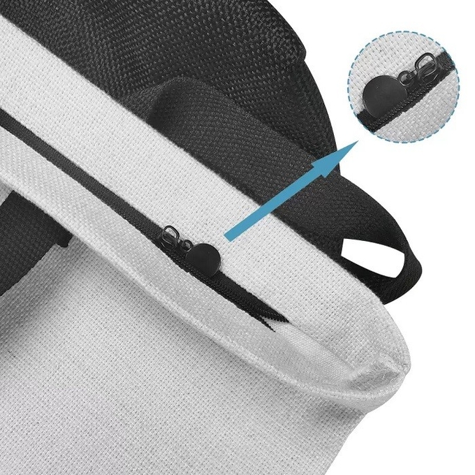 Personalized Large Capacity Eco Friendly Sublimation Linen Shoulder Tote Bag For Sublimation Photo Printing