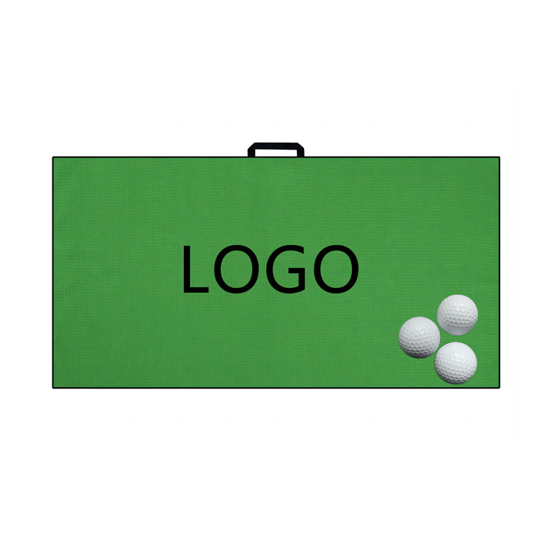 Custom Golf Sport Microfiber Waffle Golf Towel Foldable