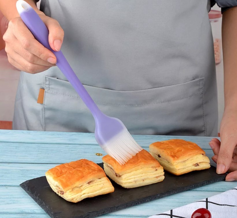 Big Heat Resistant Baking Basting BBQ Sauce Brush Silicone
