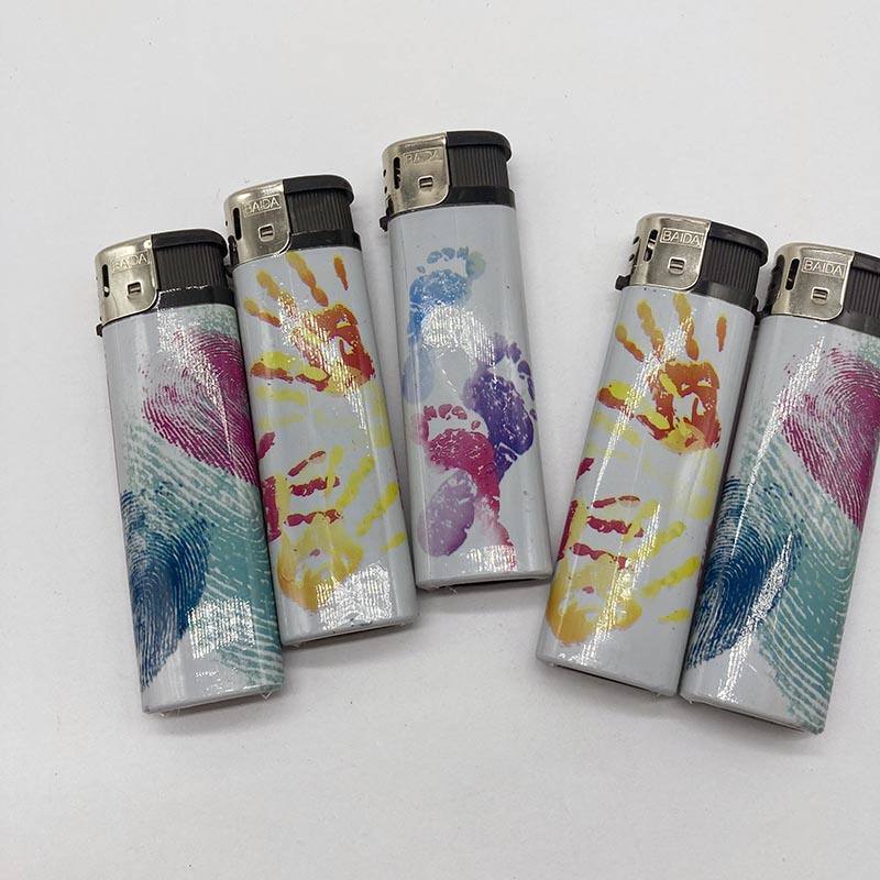 Dongyi Custom Pattern Butane Torch Cigarette Electric Lighter