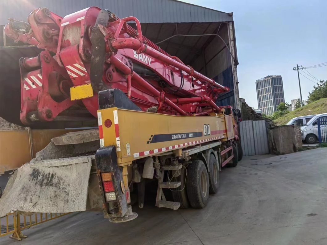 Good Original Condition Stable Working 2021 Sy 60m Concrete Pump Batching Plant Used Mobile Pump Sale Is Attractive Price