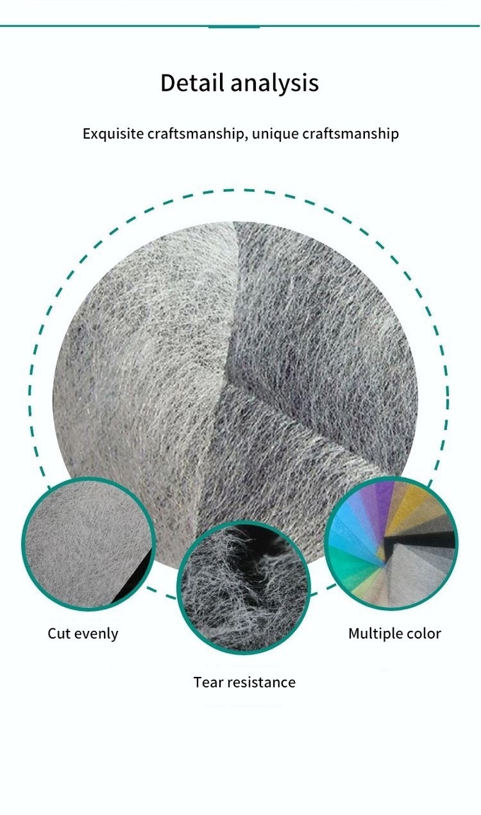 PET Polyester Melt Blown Filter Fabric Purple Blue Meltblown Filter Material