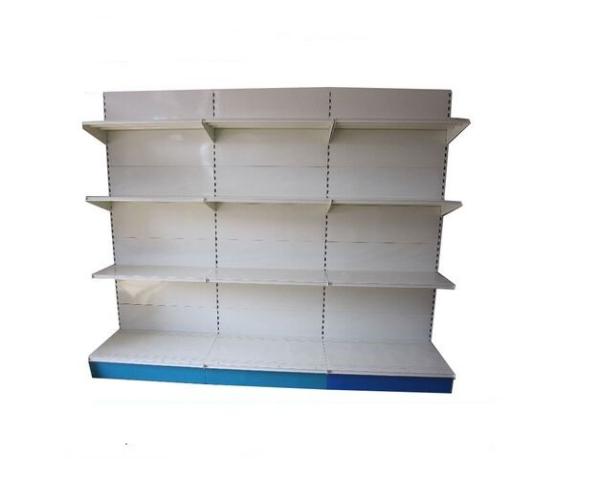 Adjustable Metal Supermarket Display Shelving , 4 Feet Long Single Side Candy