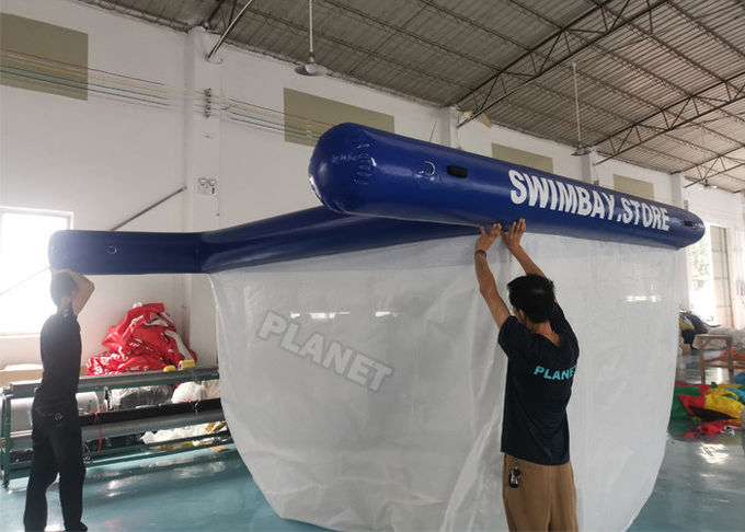 Jellyfish Protection Floating Yacht Inflatable Sea Pool With Net