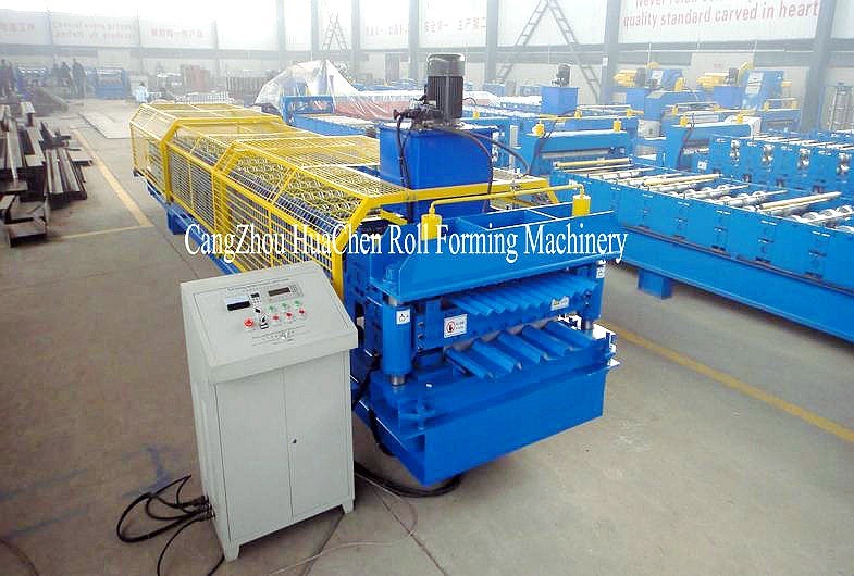 Double layers Used Roll Forming Machine plate rolling machine