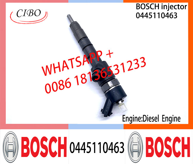 BOSCH Diesel Common Rail Fuel Injector 0445110463 129A0053100 For Yan-mar Engine 3TNV88C 4TNV88C