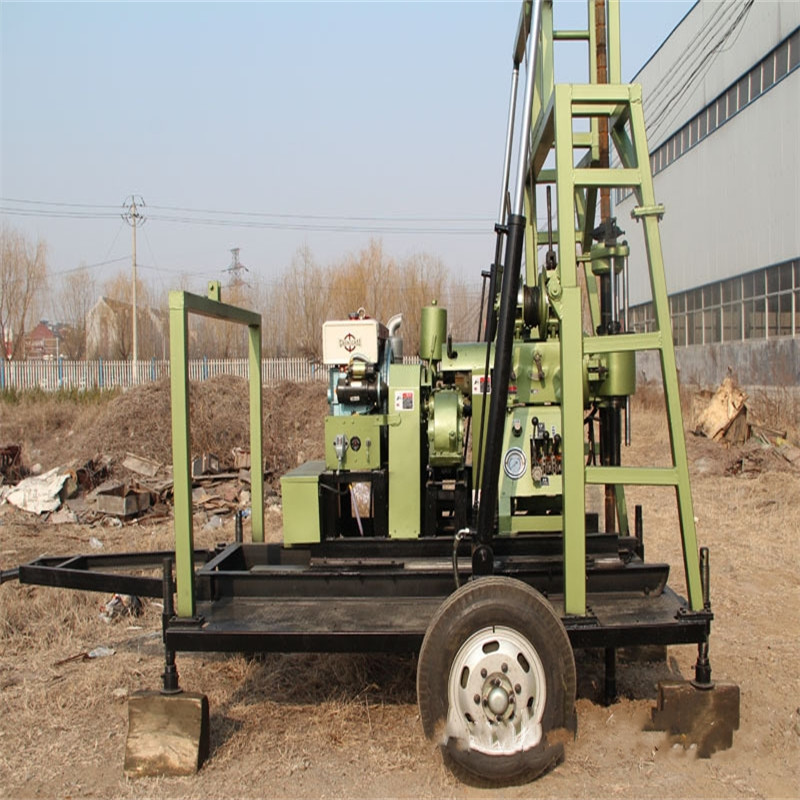 Xy-150 Hydraulic Crawler Mounted Mud Pump Core Drilling Rig For Geotechnical Drill