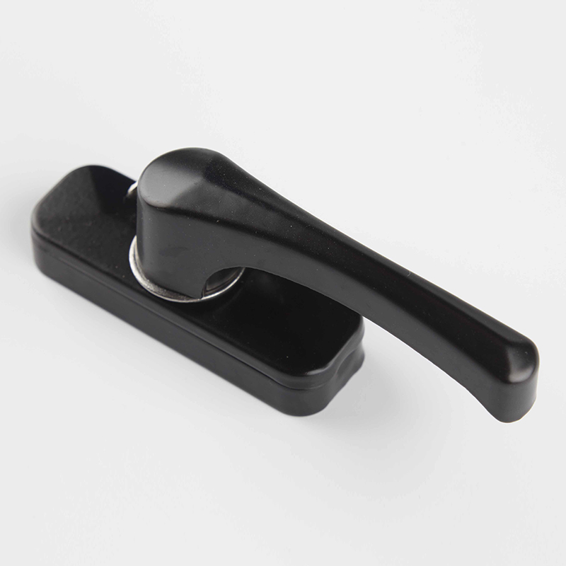 Aluminum Alloy Material Sliding Window Handle with Modern Black Color Crescent Design
