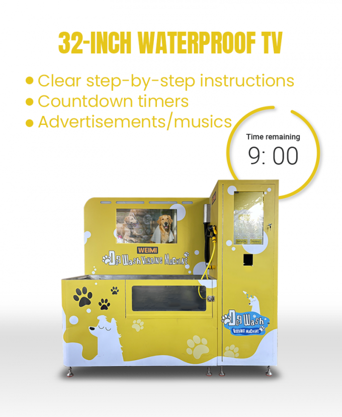 Self Service Dog Wash Machine for Parks, Communities & Commercial Locations