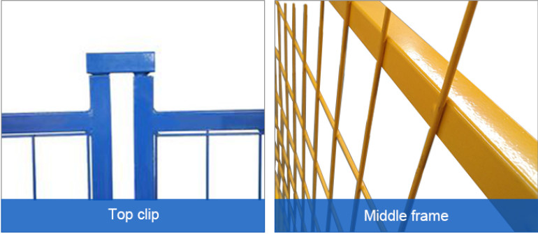 PVC Coated Farm Fence 1.8x2.4m Temporary Fence Panel for Animal Protection
