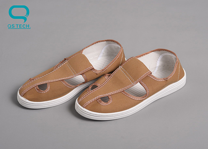 Clean Room Canvas Anti Static Work Shoes Four Holes ESD Shoes For Ladies