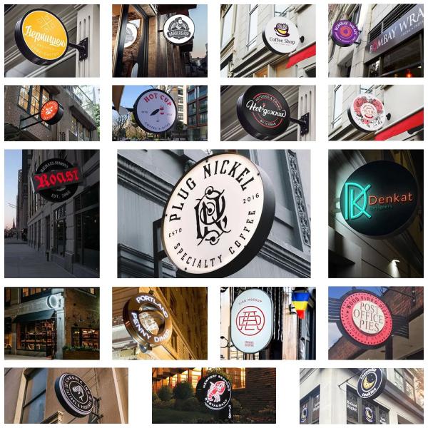 Subway Stations Outdoor Light Box Sign 12V Customized Color Outdoor Led Light