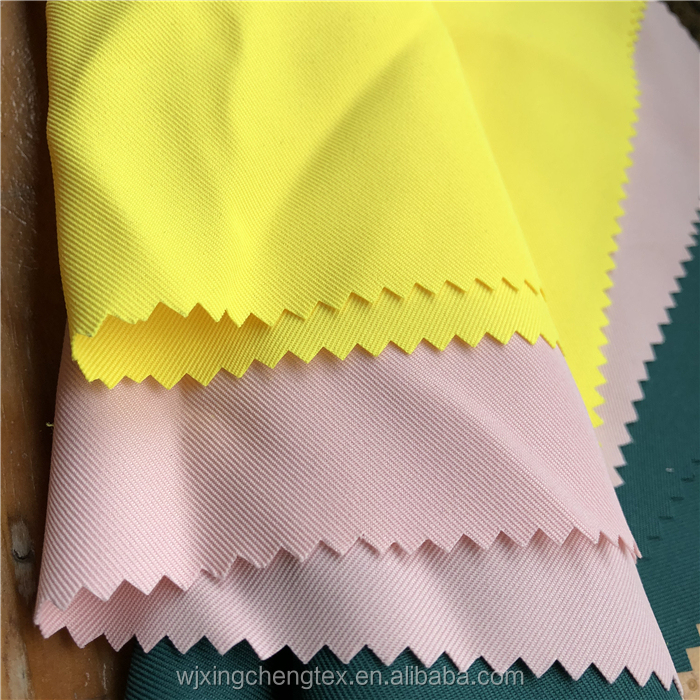 Plain Style 100% Recycled Polyester Fabric GRS Certificated RPET Fabric For Outfits