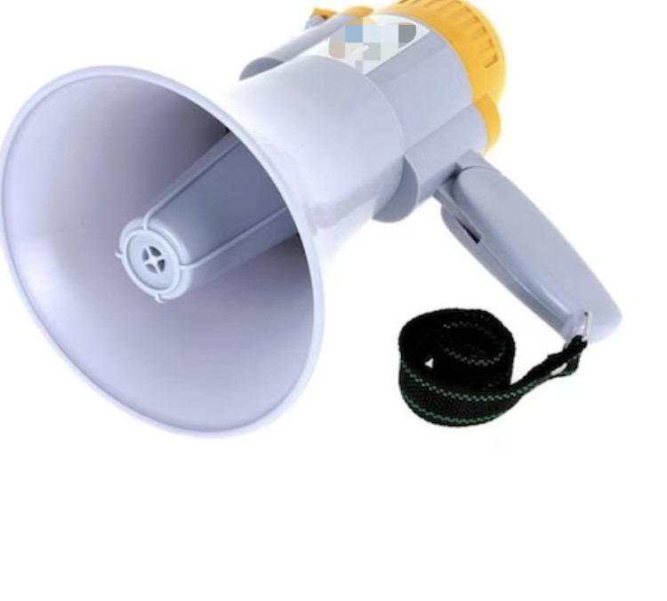 Handheld 25W Portable Megaphone Speaker Handheld Megaphone Bullhorn For Training Activities