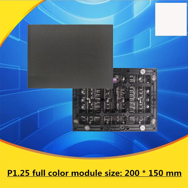 Small Pixels P1.25 4K 8K LED Video Wall Installation High Resolution Conference Room