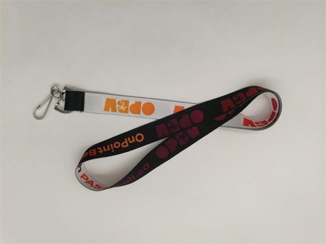 Colorful Logo Custom Neck Strap Dye Sublimation Lanyards Environment Friendly