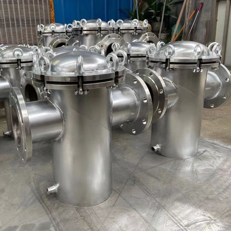 Stainless Steel Water Impurity Treatment Pipeline Filter with Vacuum Suction