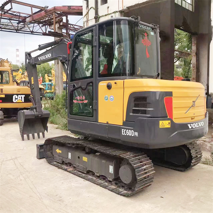 2019 Original Used Volvo EC60 6 Ton Excavator in Shanghai for Korea Health Condition