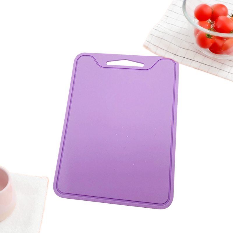 Food Grade Silicone Kitchen Utensils Durable Foldable Soft Cutting Board Hanging Hole Non Slip Mat