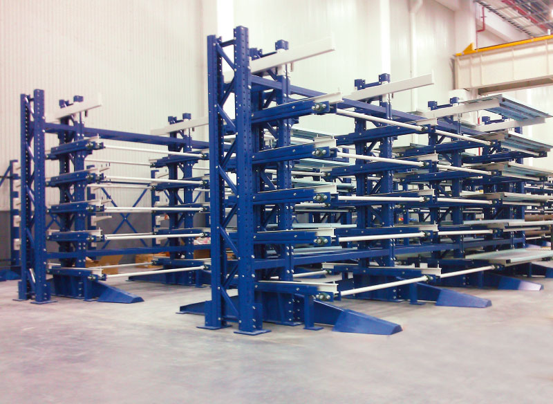 Cantilever Rack For Long Profiles Single Or Double Sided Cantilever Rack Warehouse Storage Racking