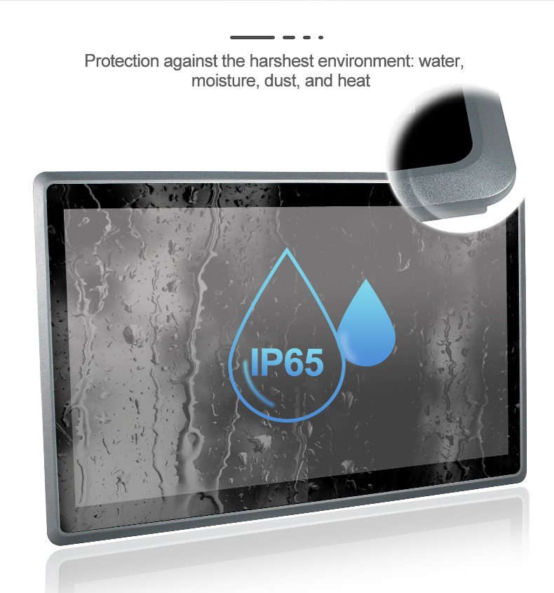 IP65 Waterproof AiO Capacitive Touch PC 24 Inch J1900 Quad Core VESA
