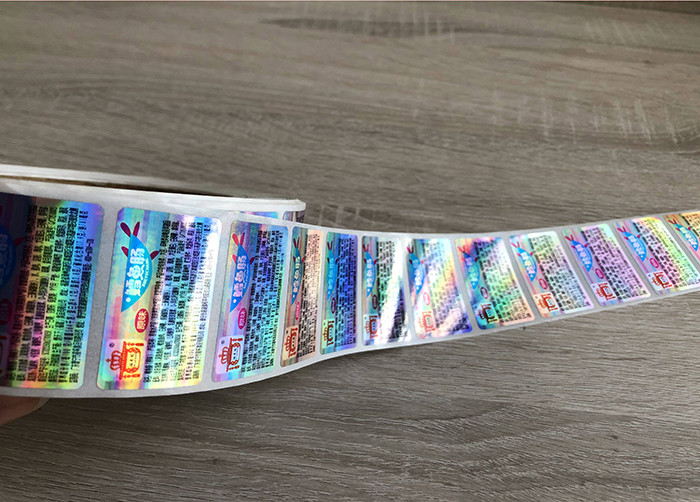 Customized self adhesive PET hologram laser anti counterfeit label