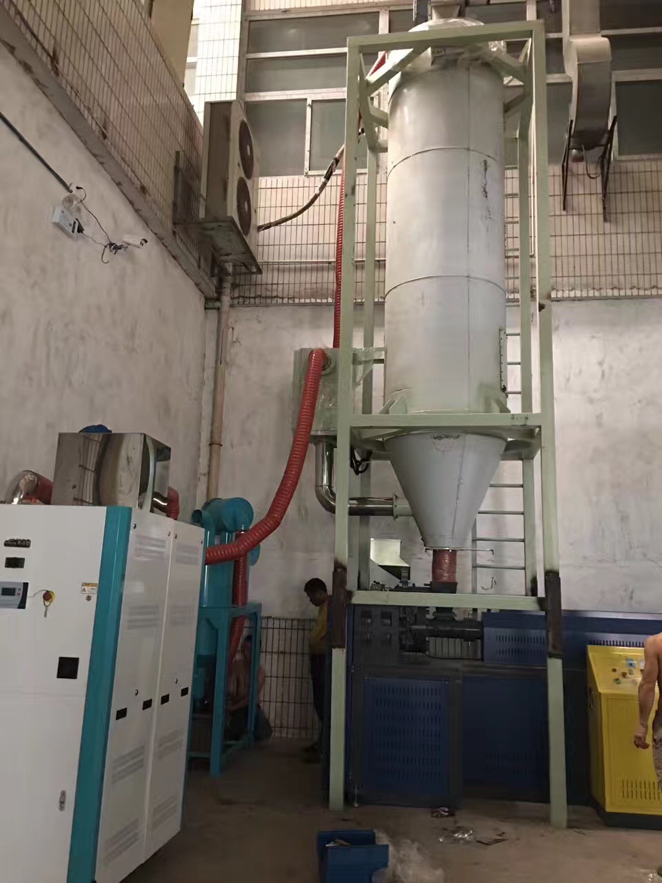 PET TPU Extrusion Crystallizing Dehumidifying Drying System with 100 PPM Moisture Content OTD-1400