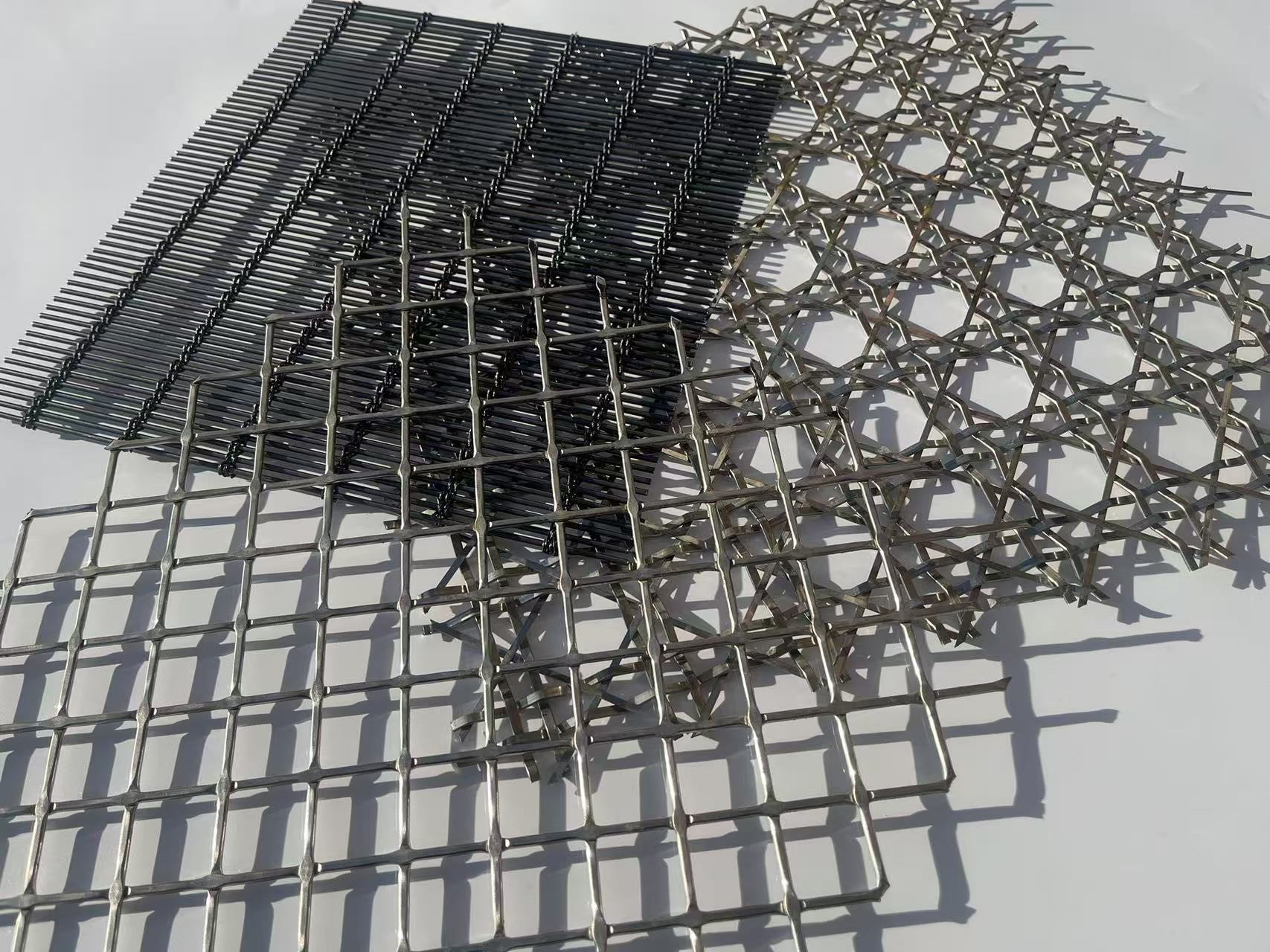 Decorative Strong Flat Woven Metal Mesh Architectural Stainless Steel Wire Mesh