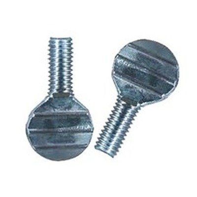 DIN Standard Coarse Oval Binding Thumb Screw Silver Plated Steel Stainless Steel Titanium Aluminium Plastic M3 Metric/INCH