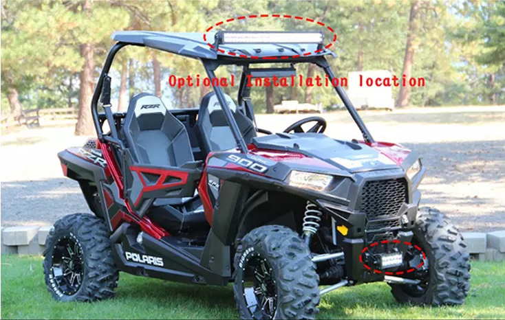 144W Automotive White 3030 Auto Drive Light Bar