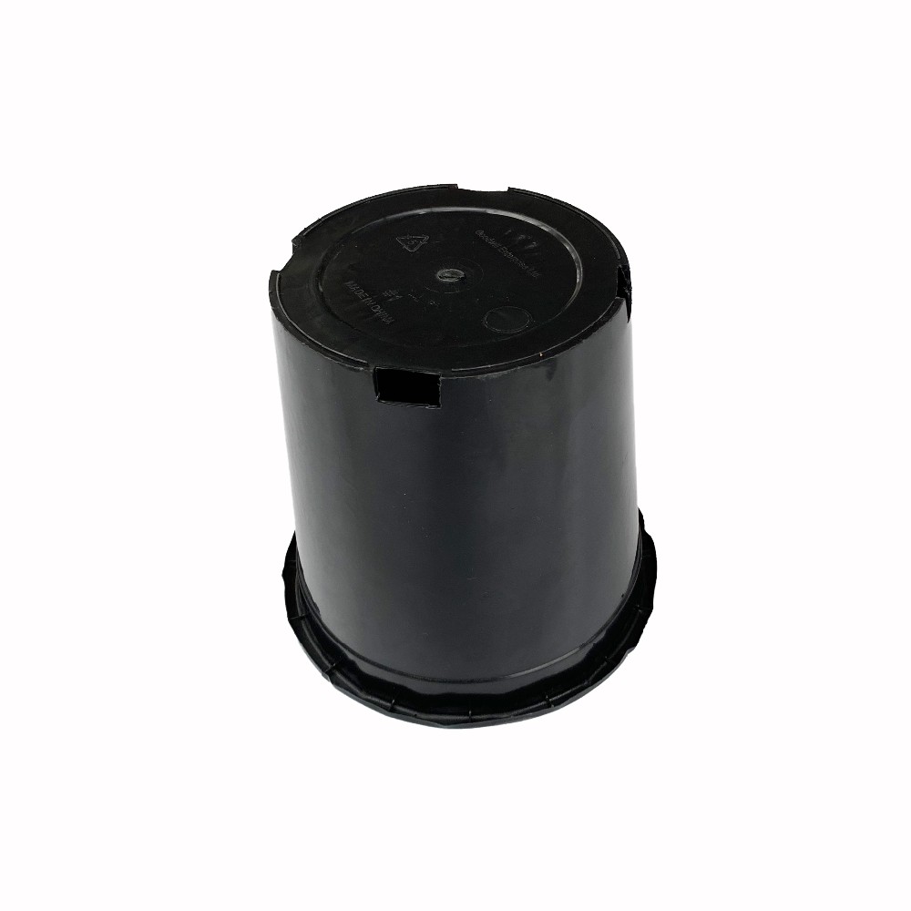 Durable Hard plastic 3 gallon pot black flower plant pots big nursery pots of PP/HDPE