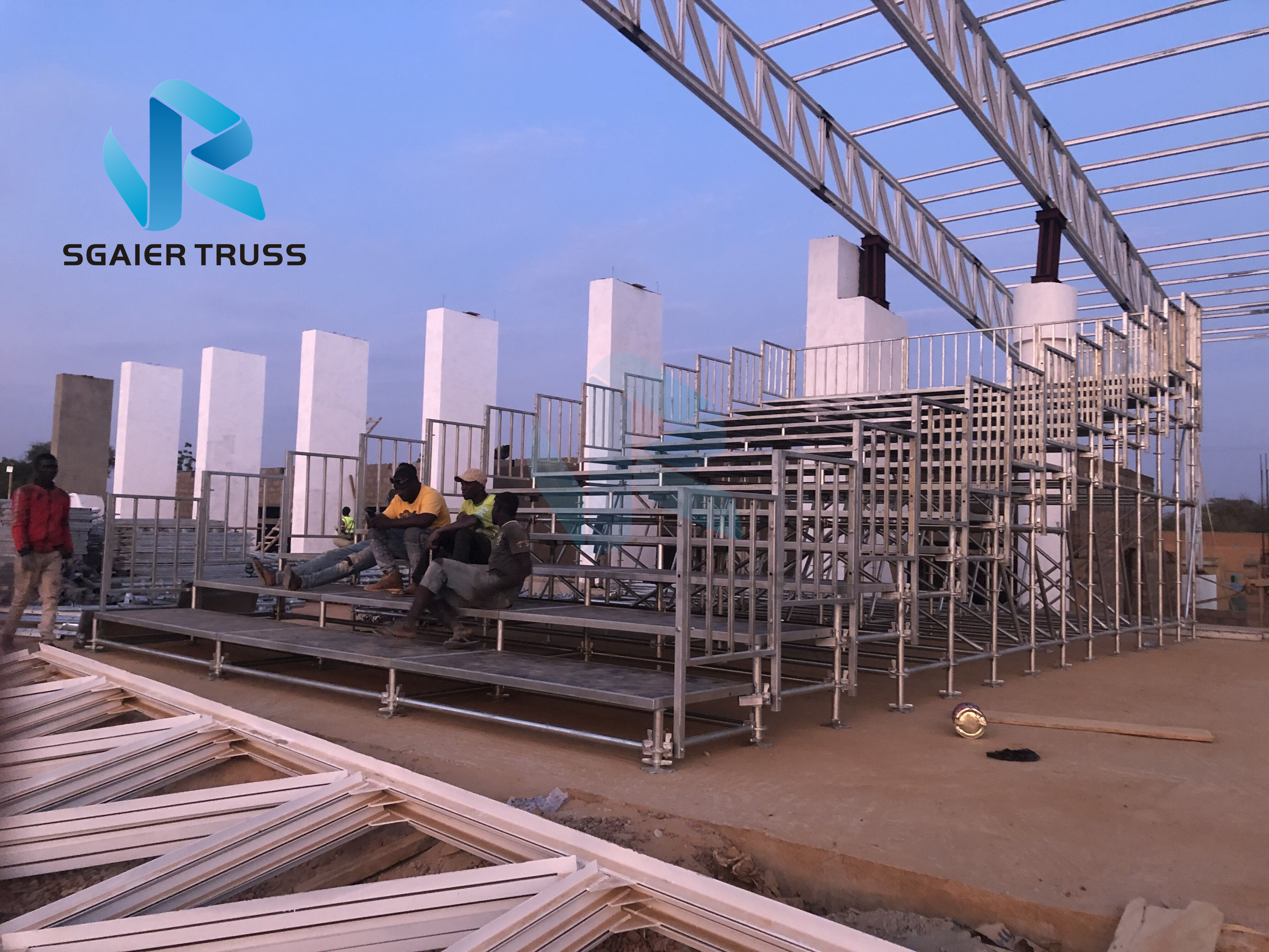 Outdoor Bleacher Temporary Structure Bleachers Retractable Bleacher Stadium grandstand bleachers